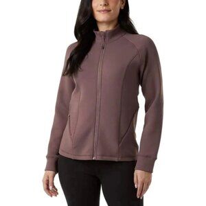 32 Degrees Women's XXL Full-Zip Brown Jacket Polyester Spandex Blend L1262